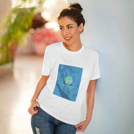 ZenWell Organic T-shirt - Unisex Aqua Blue